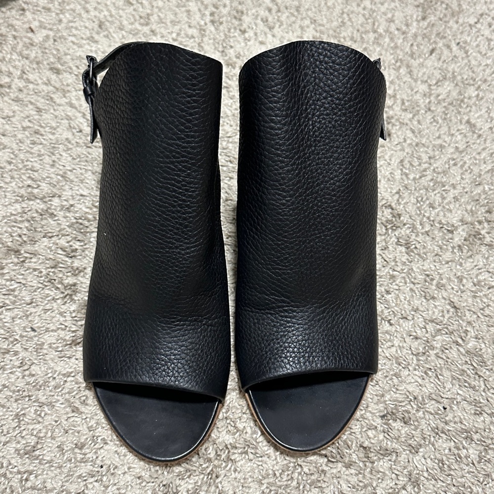 Balenciaga Black Leather Mules